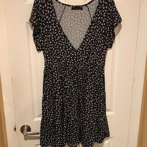 Urban outfitters Black floral dress